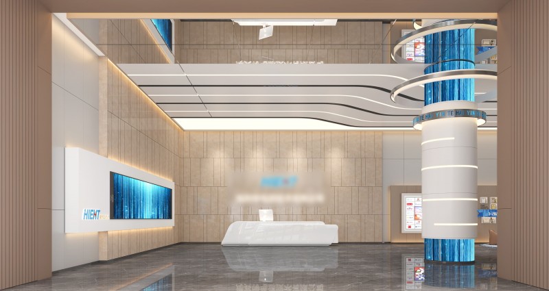 濟(jì)南辦公樓接待大廳